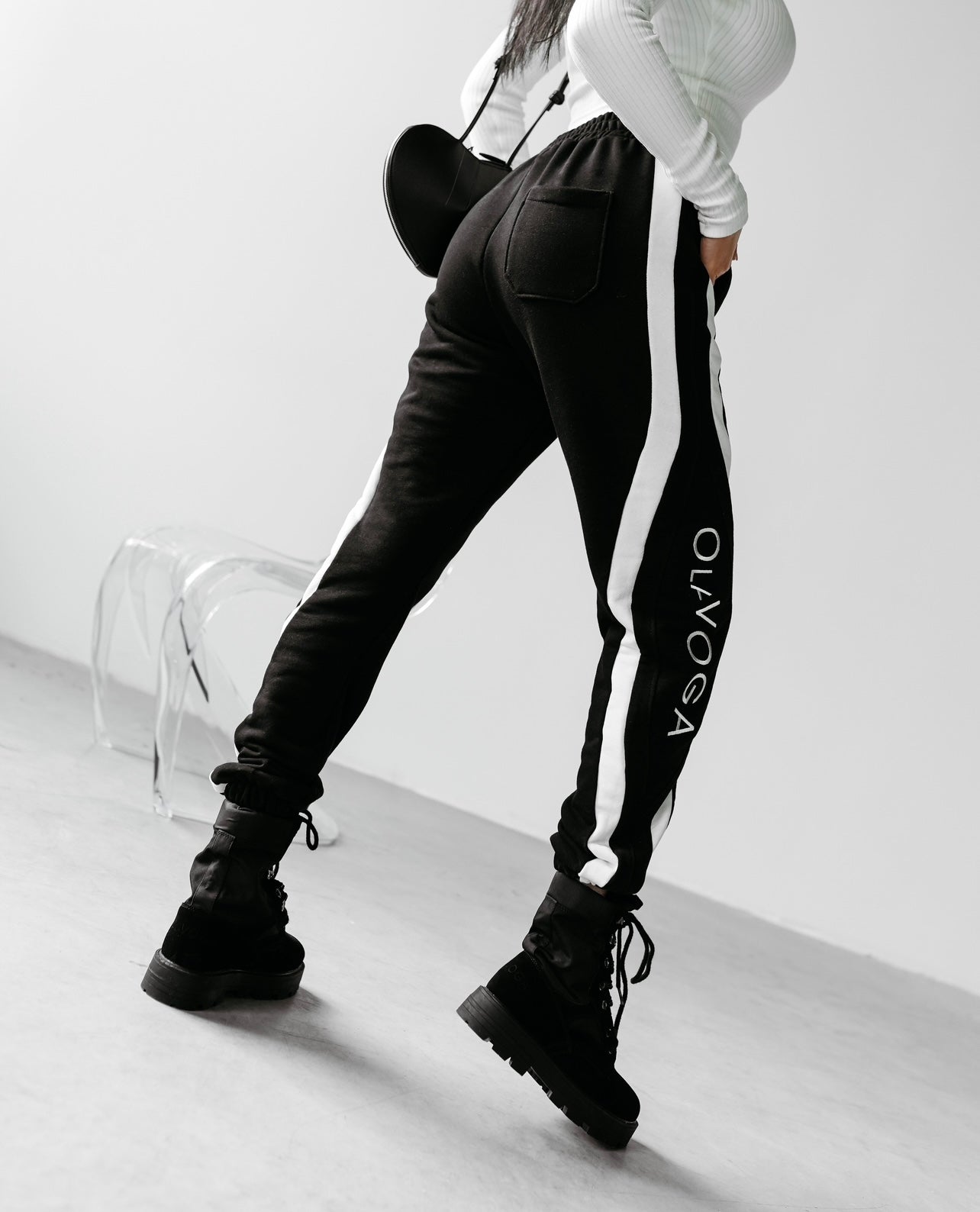 Fickor Nadrág Fekete