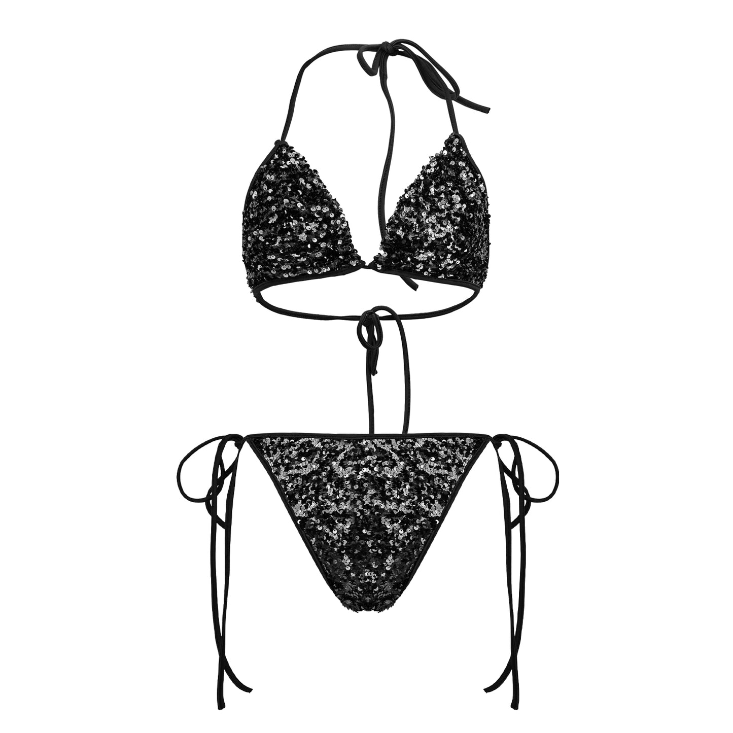 Jelly Bikini Fekete