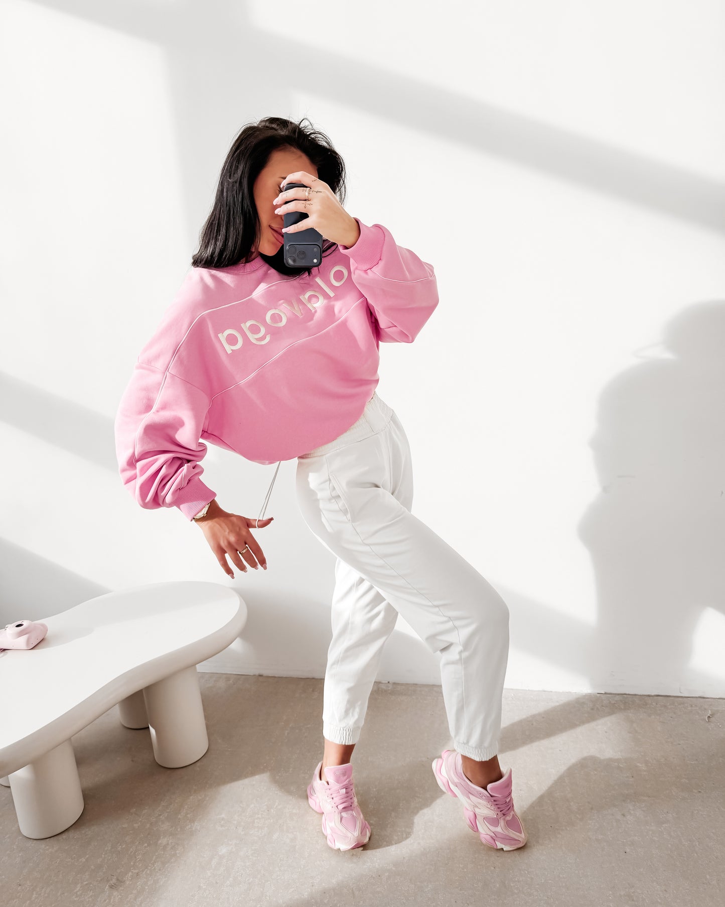 Mellow Pulcsi Rózsaszín