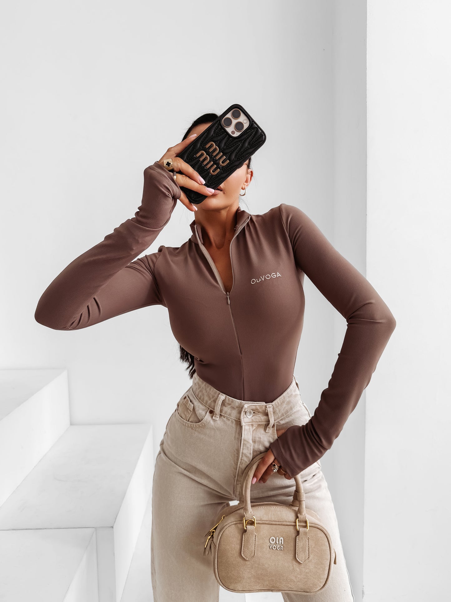 Essential Rib Body Latte