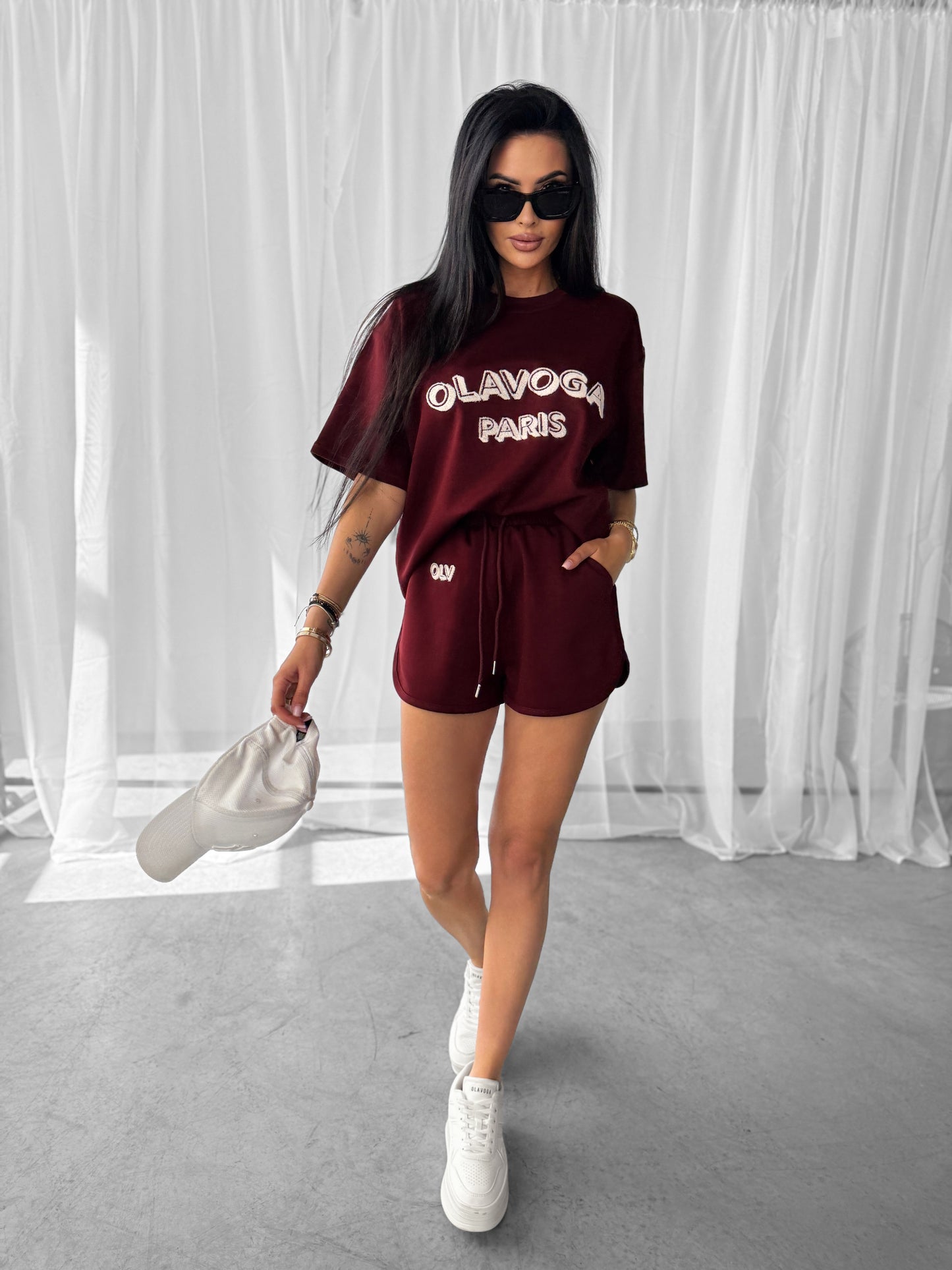 Cozy Szett Burgundi