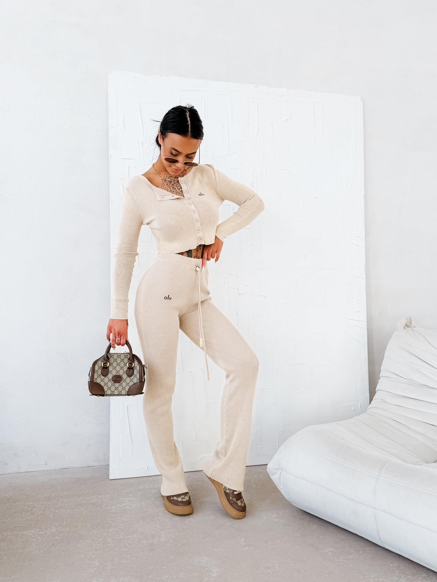 Males Szett Sötétbézs