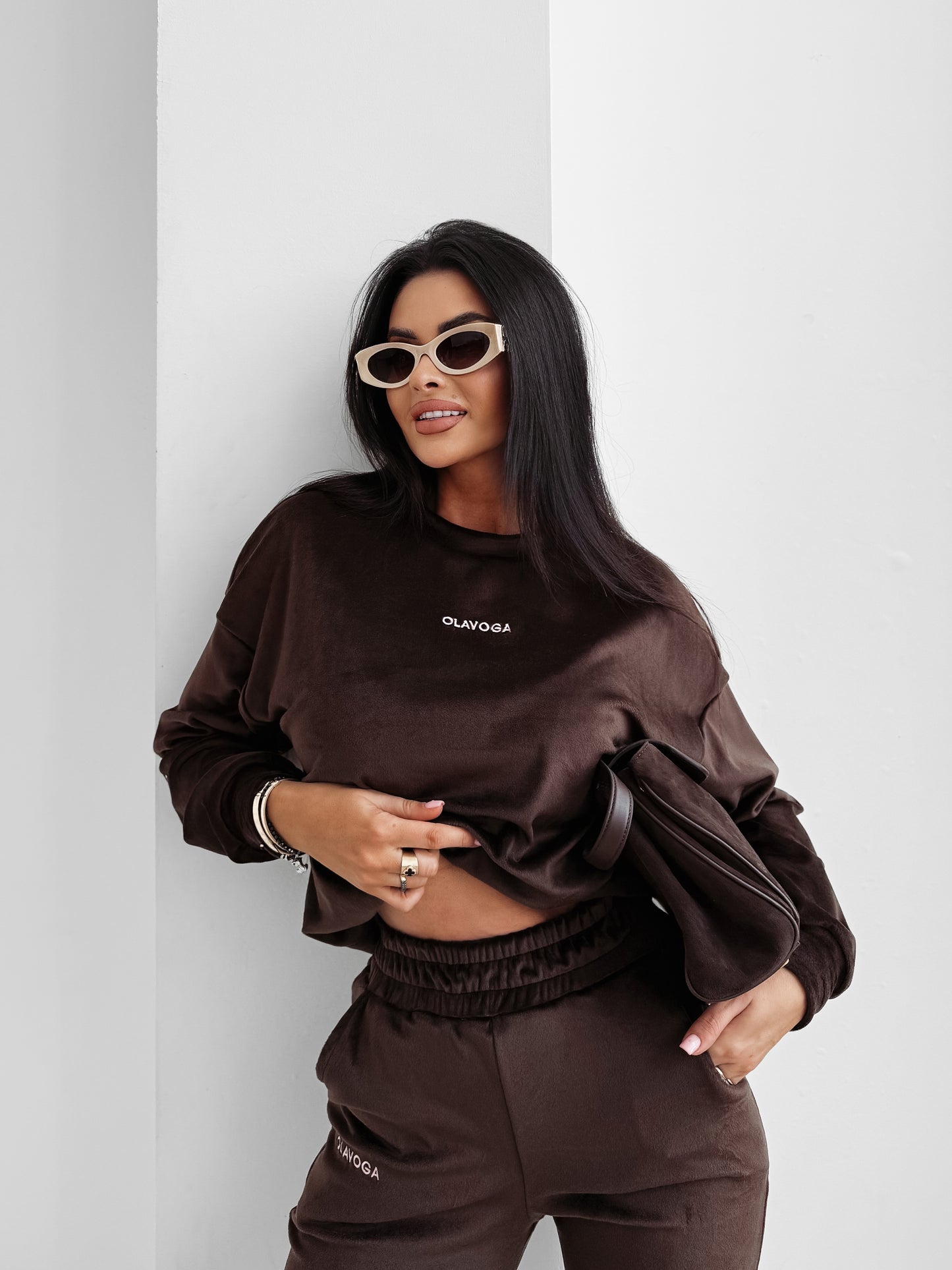 Velvet Ash Szett Barna