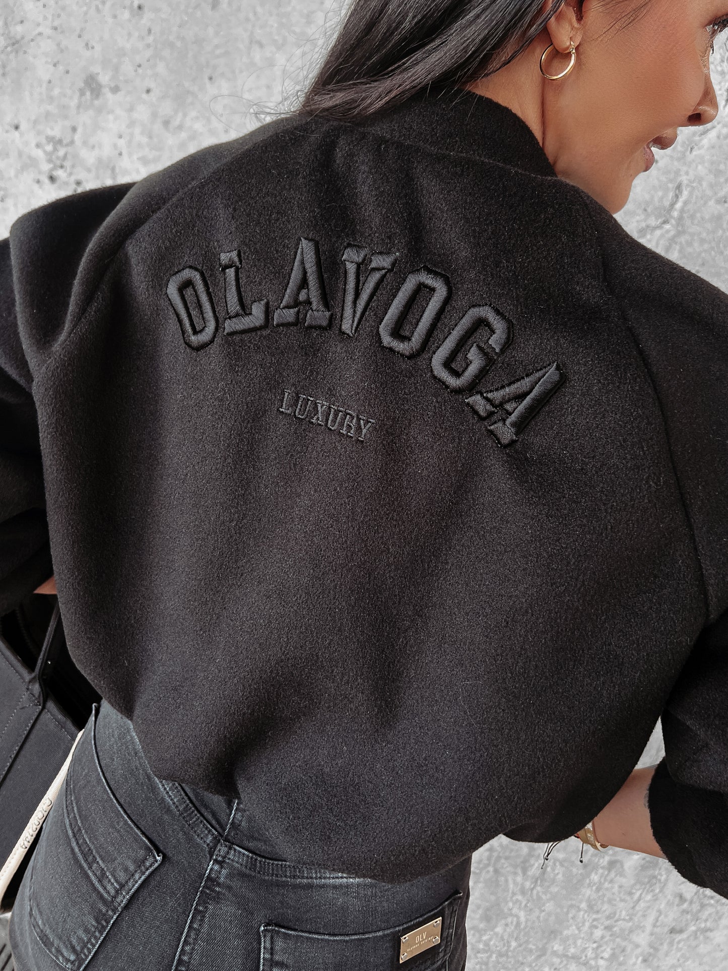 Kiara Bomber Fekete