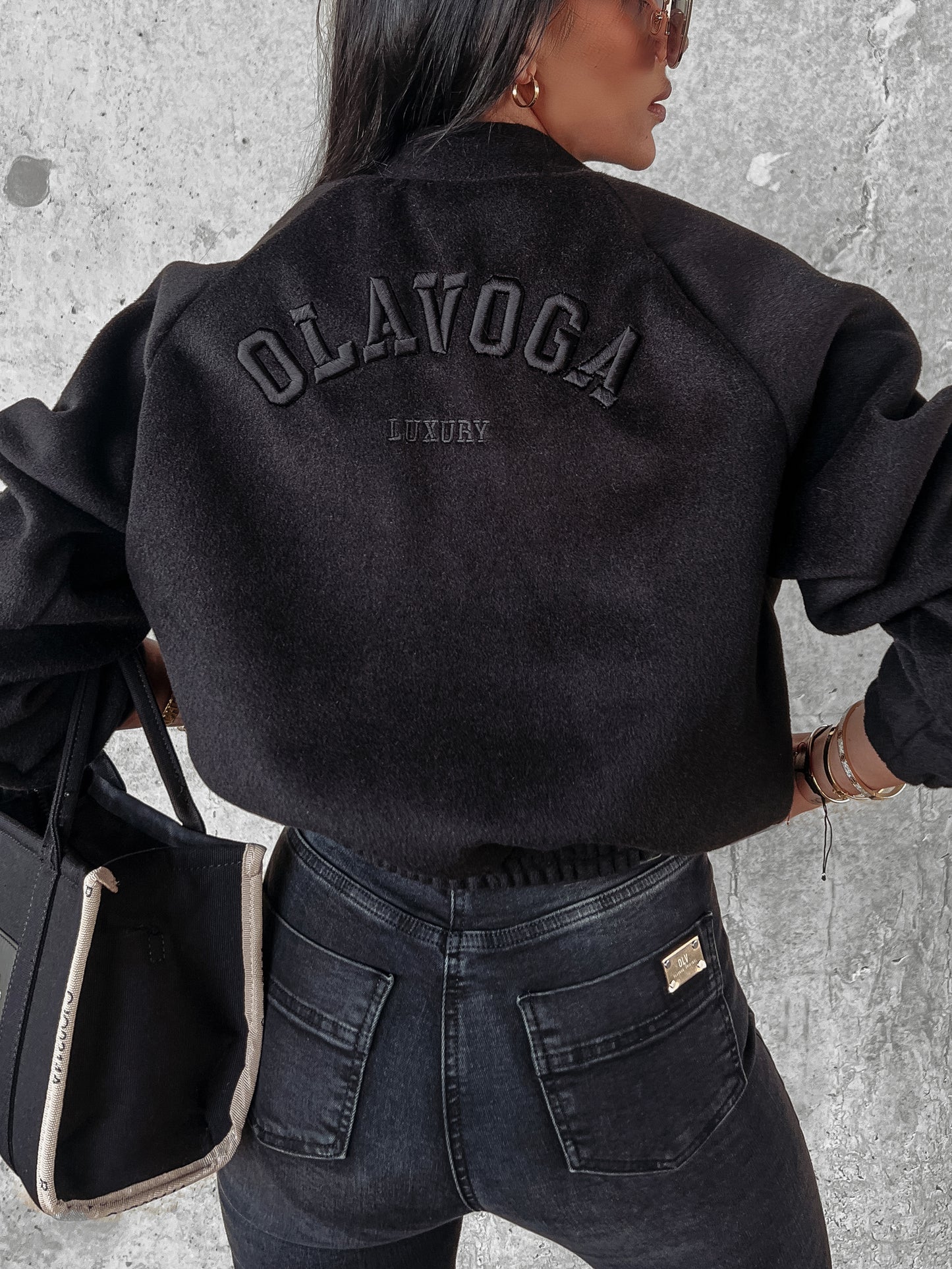 Kiara Bomber Fekete