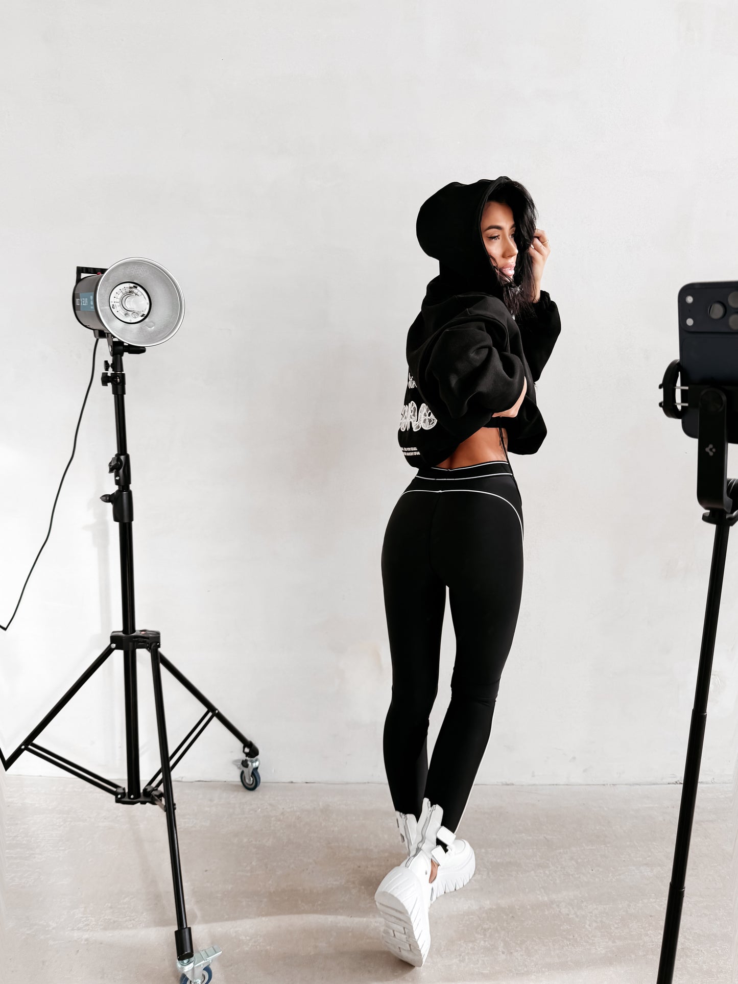 Glitz Leggings Fekete