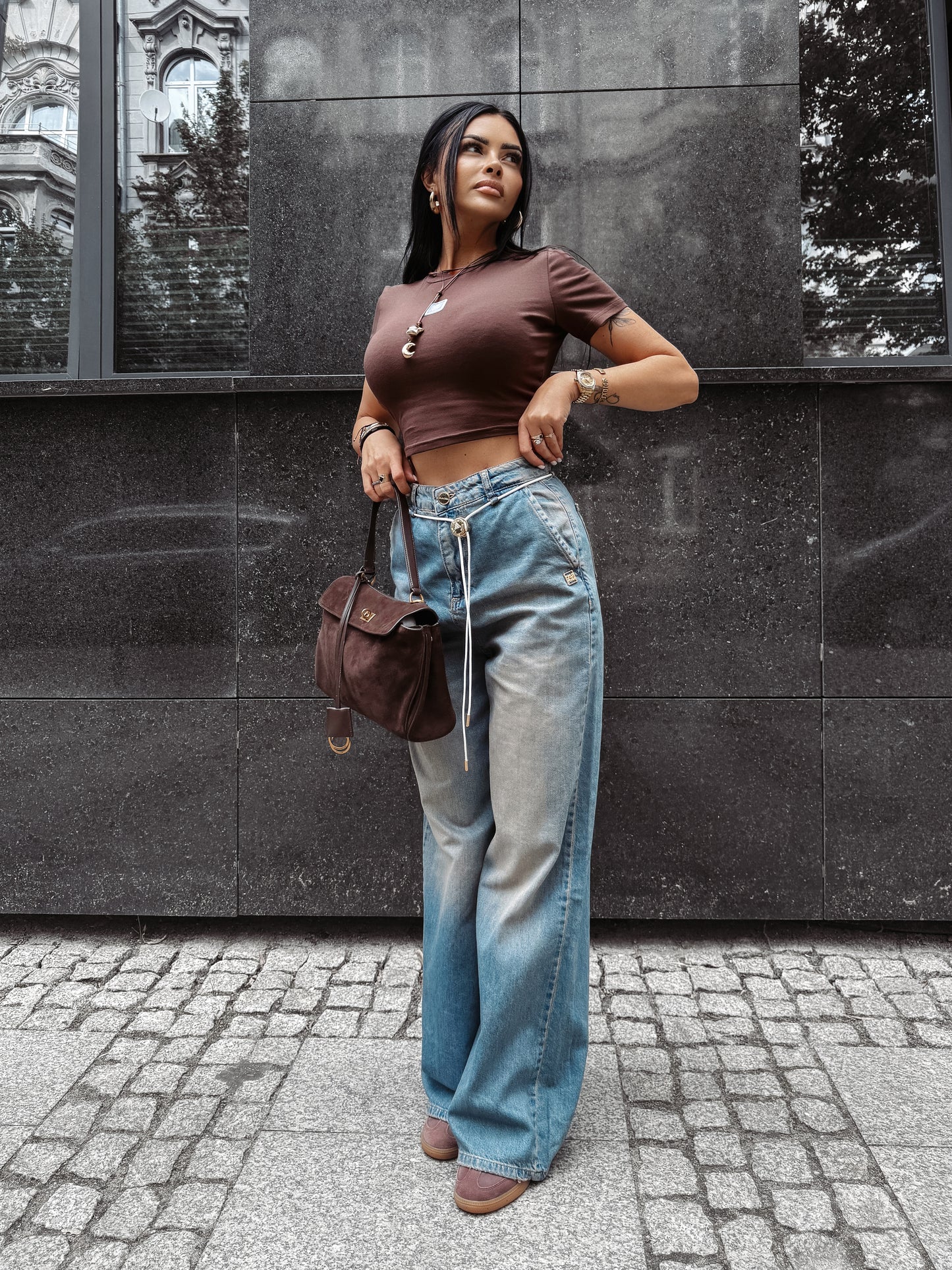 Inked Felső Barna