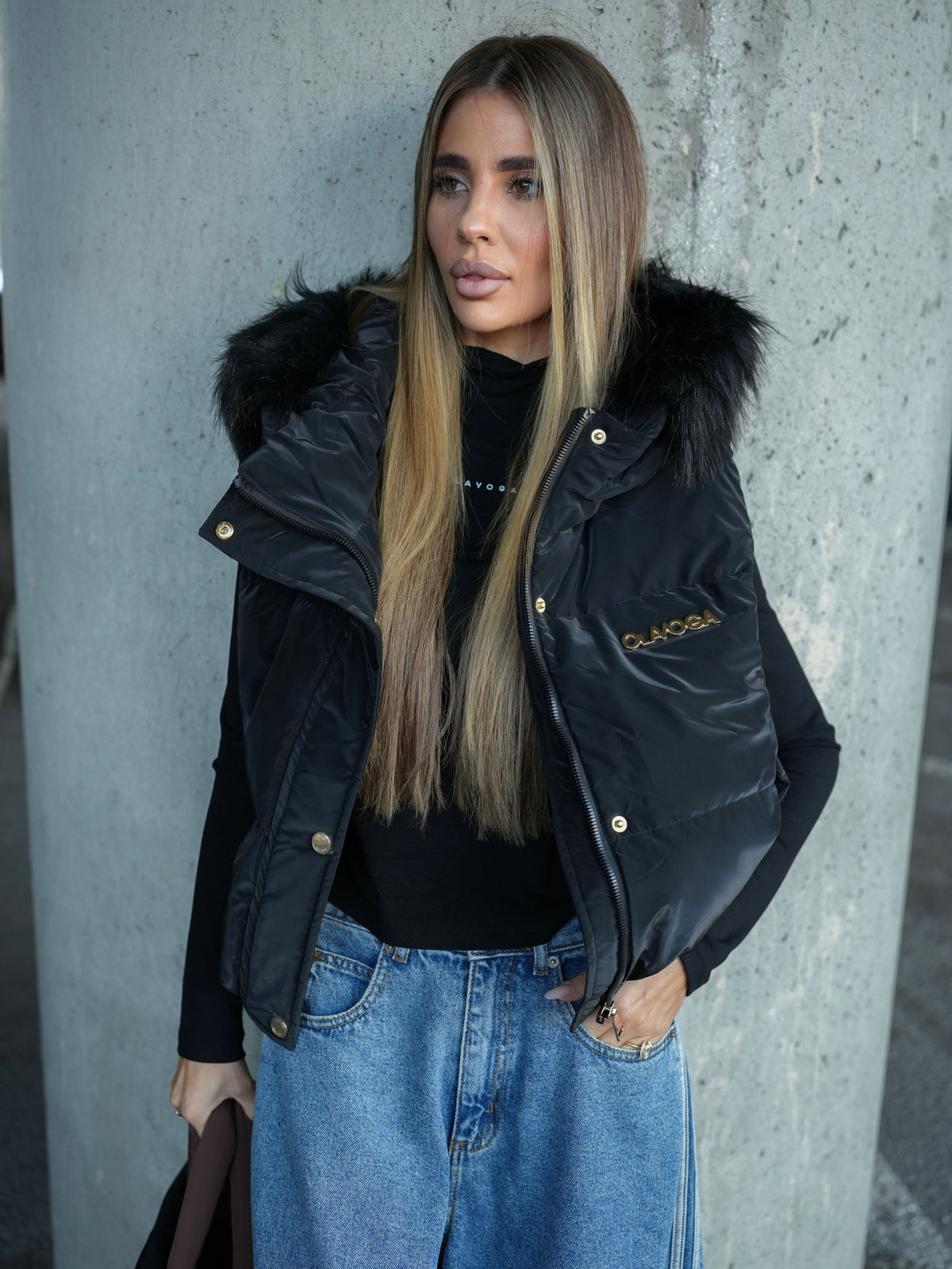 Siery Mellény Fekete