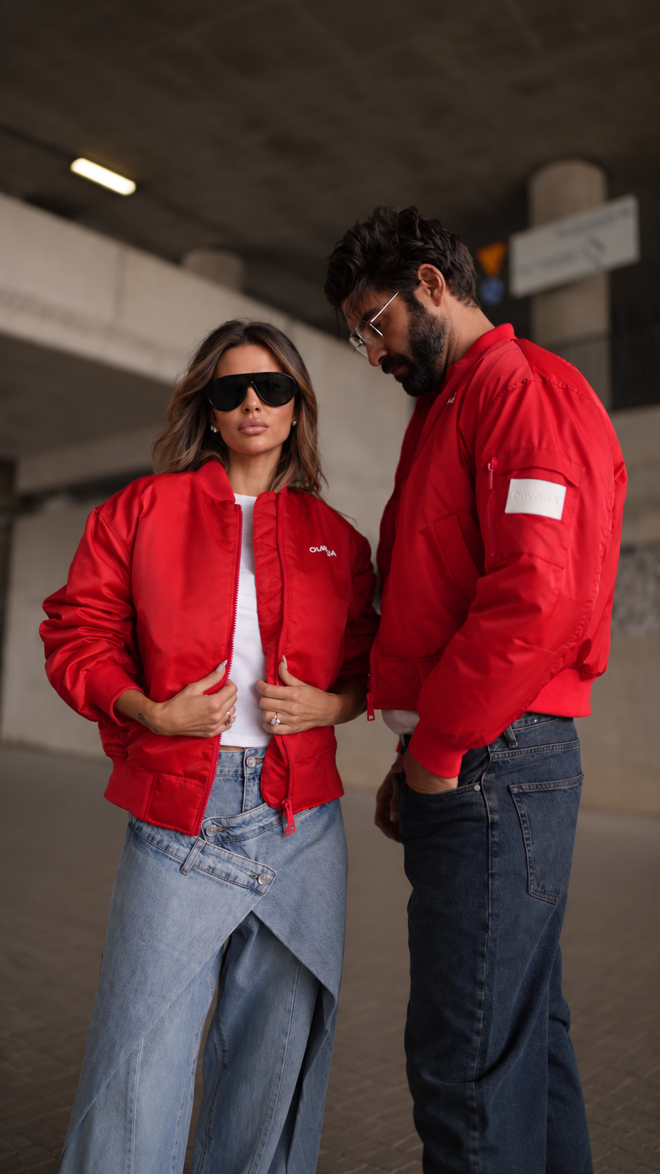 Wooly Bomber Dzseki Piros