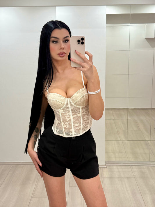 Ariette Corset Felső Ekrü
