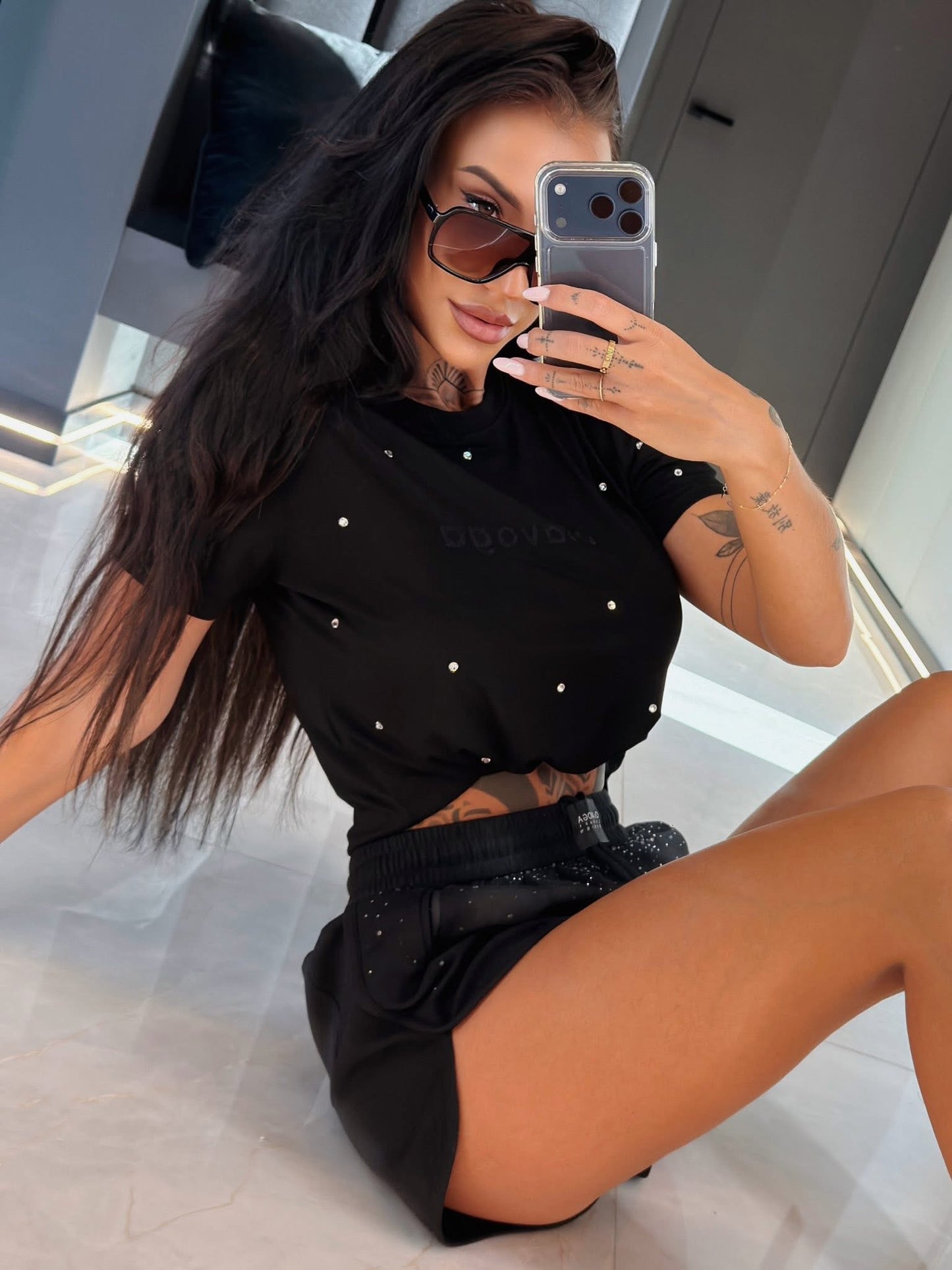 Jasmine Felső Fekete