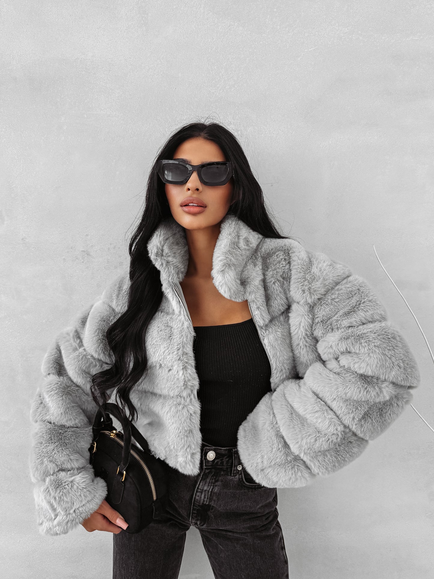 Vispera Kabát Szürke