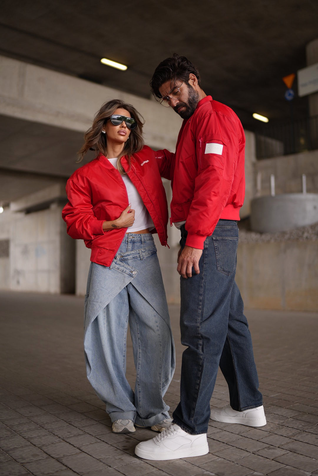 Wooly Bomber Dzseki Piros