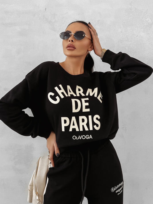Charm Pulcsi Fekete