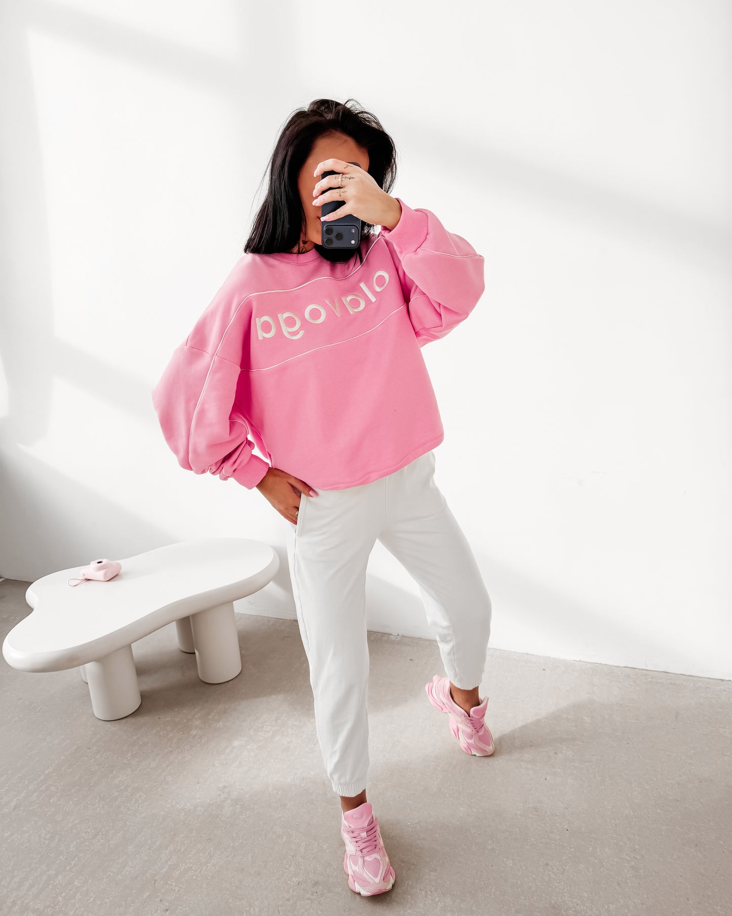 Mellow Pulcsi Rózsaszín