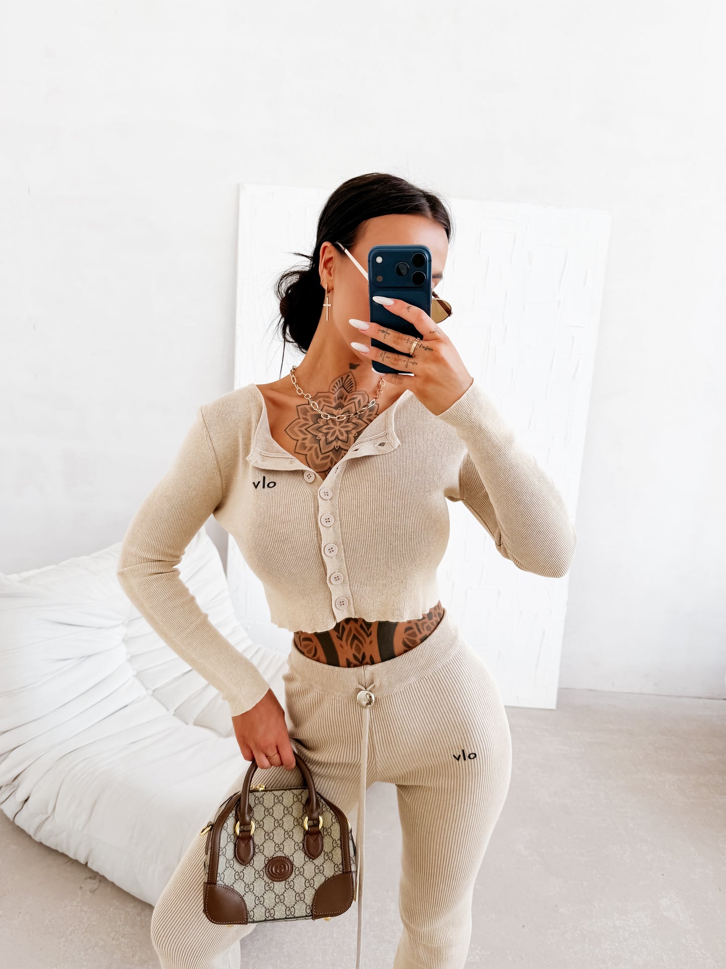 Males Szett Sötétbézs