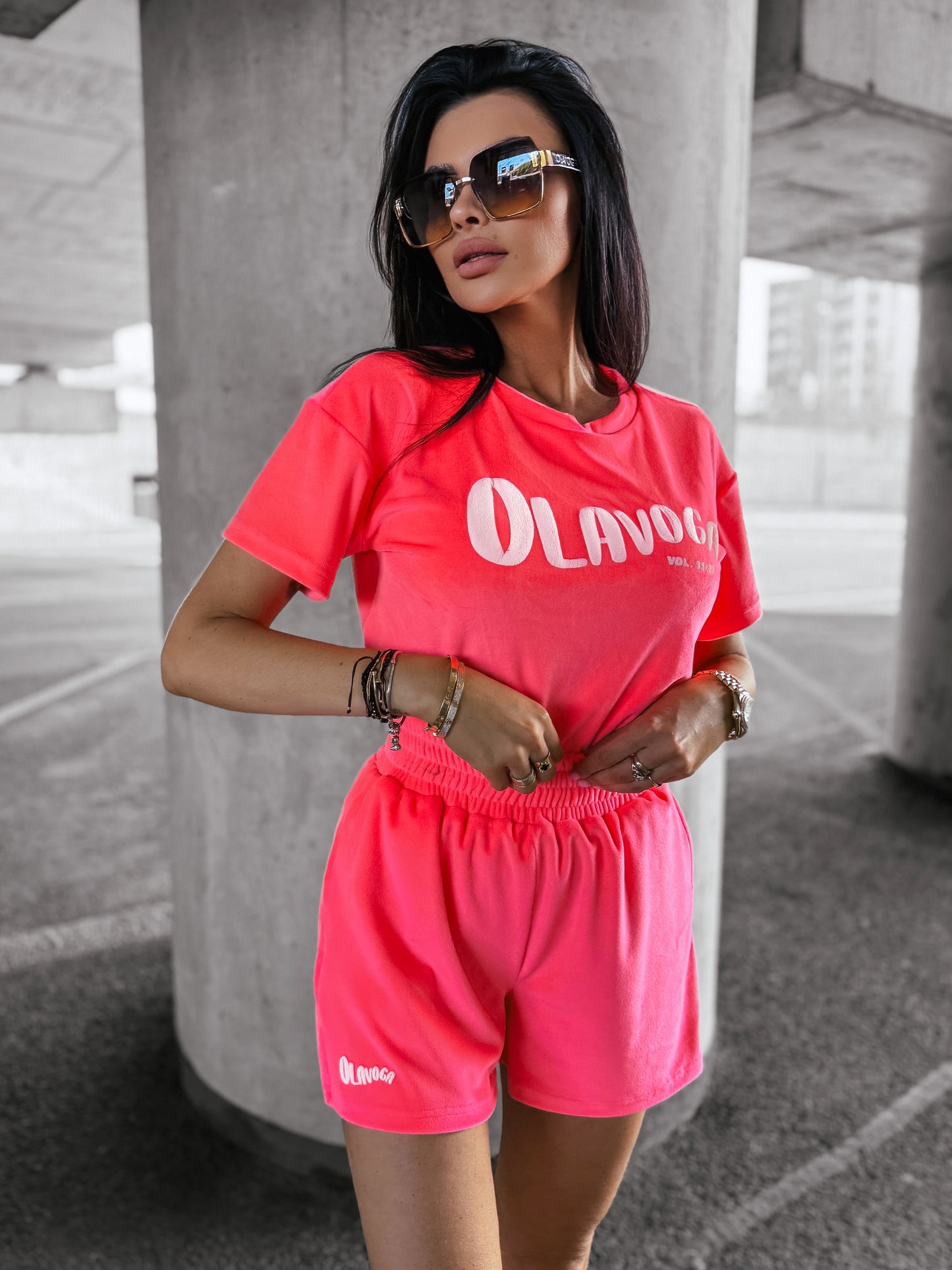 Turn Szett Neon Pink