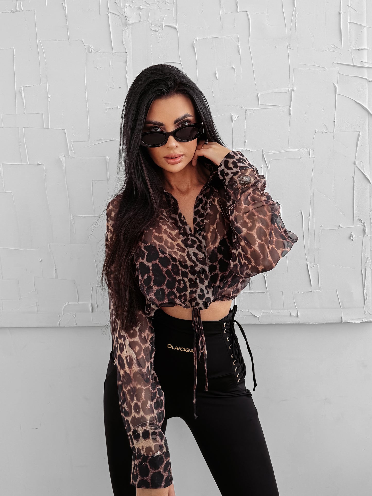 Wild Edge Felső Párducmintás