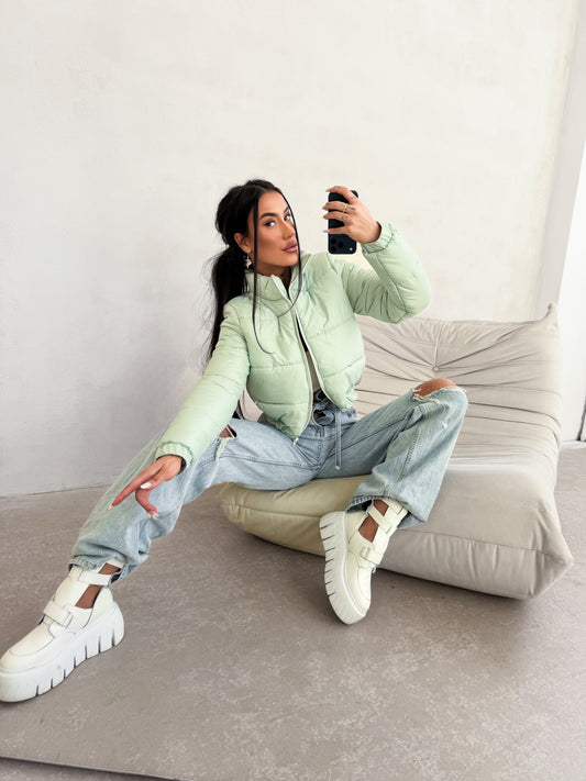 Puffa Dzseki Menta