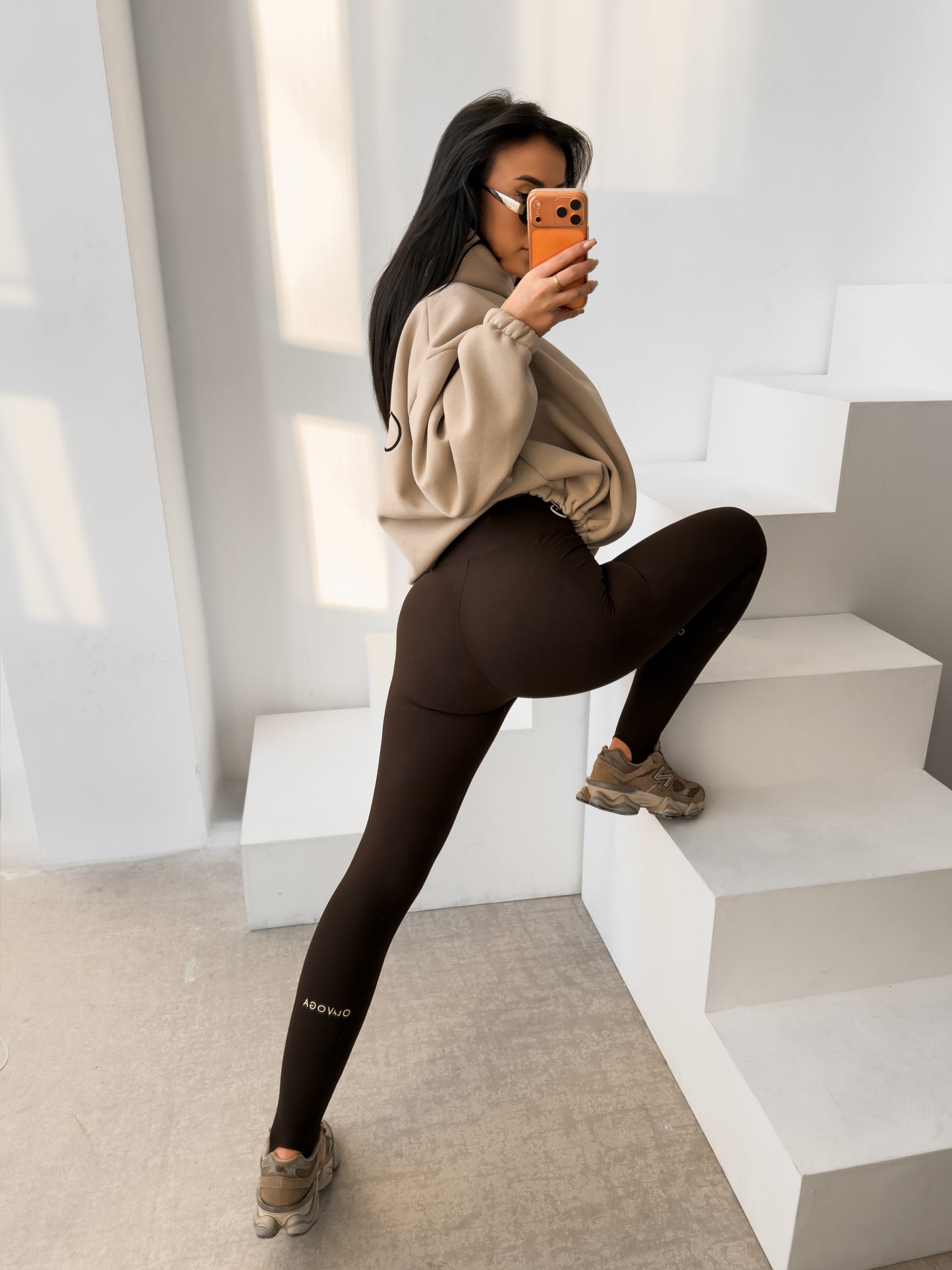 Flexible Leggings Barna