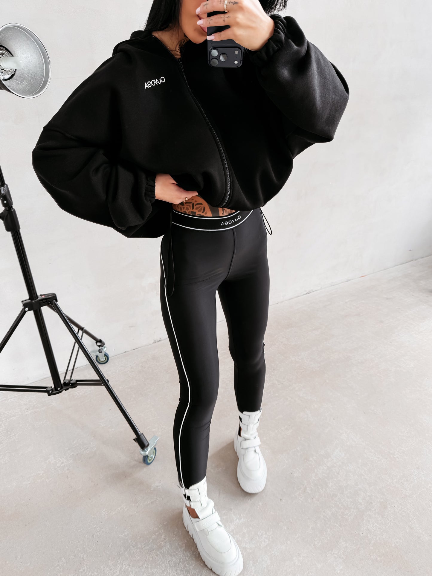 Glitz Leggings Fekete