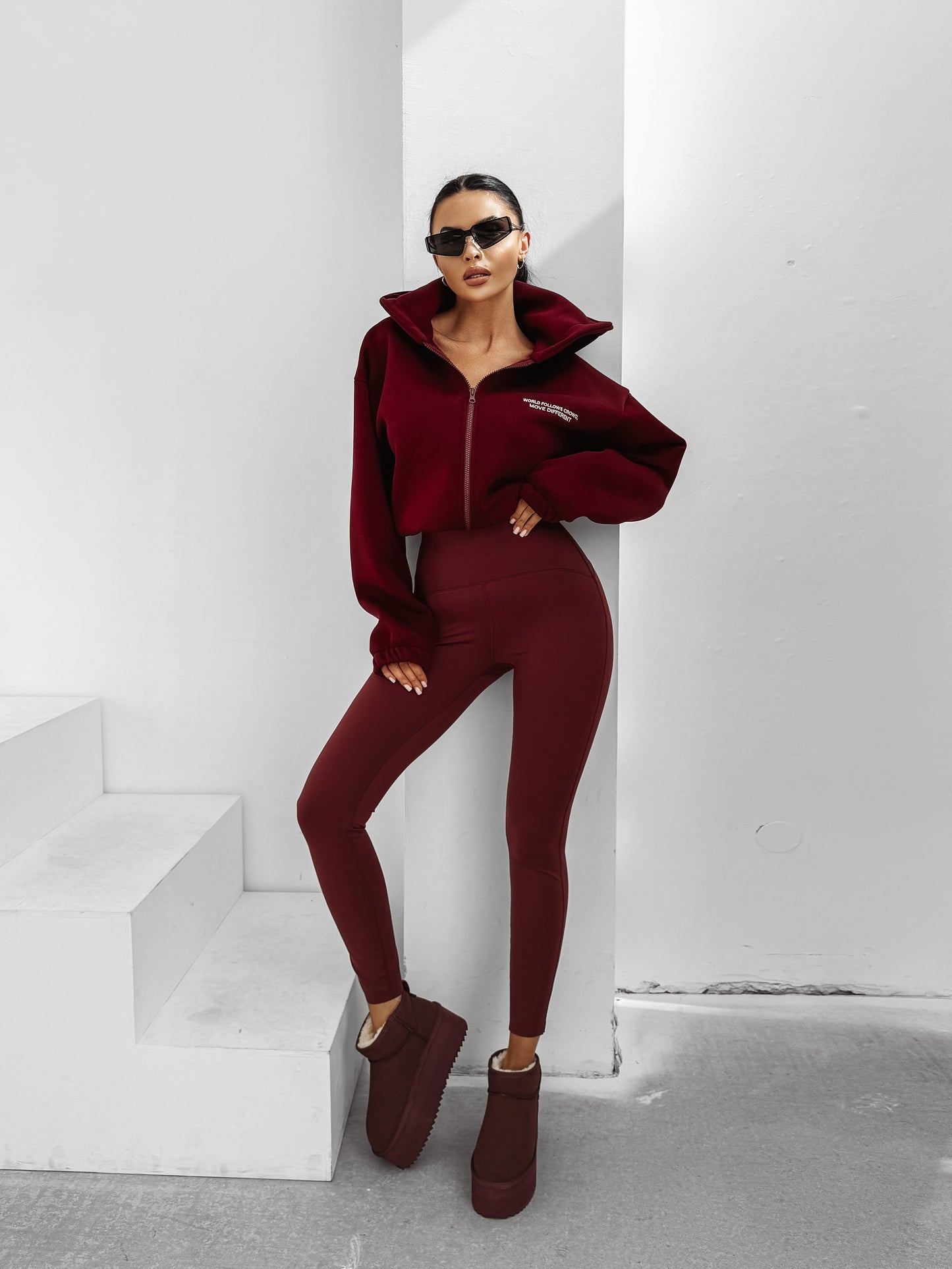 Macreel Leggings Bordó