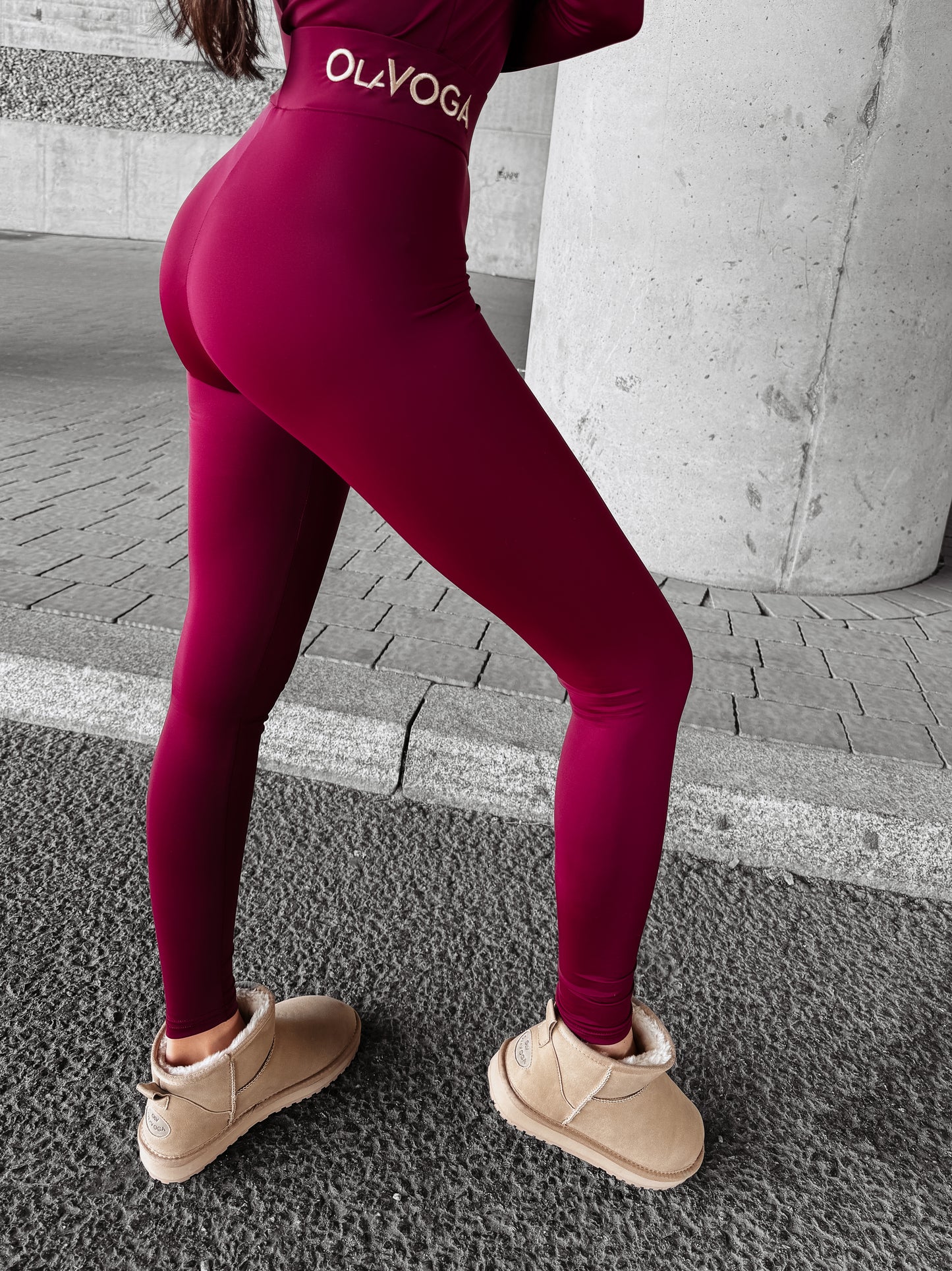 Risa Leggings Bordó