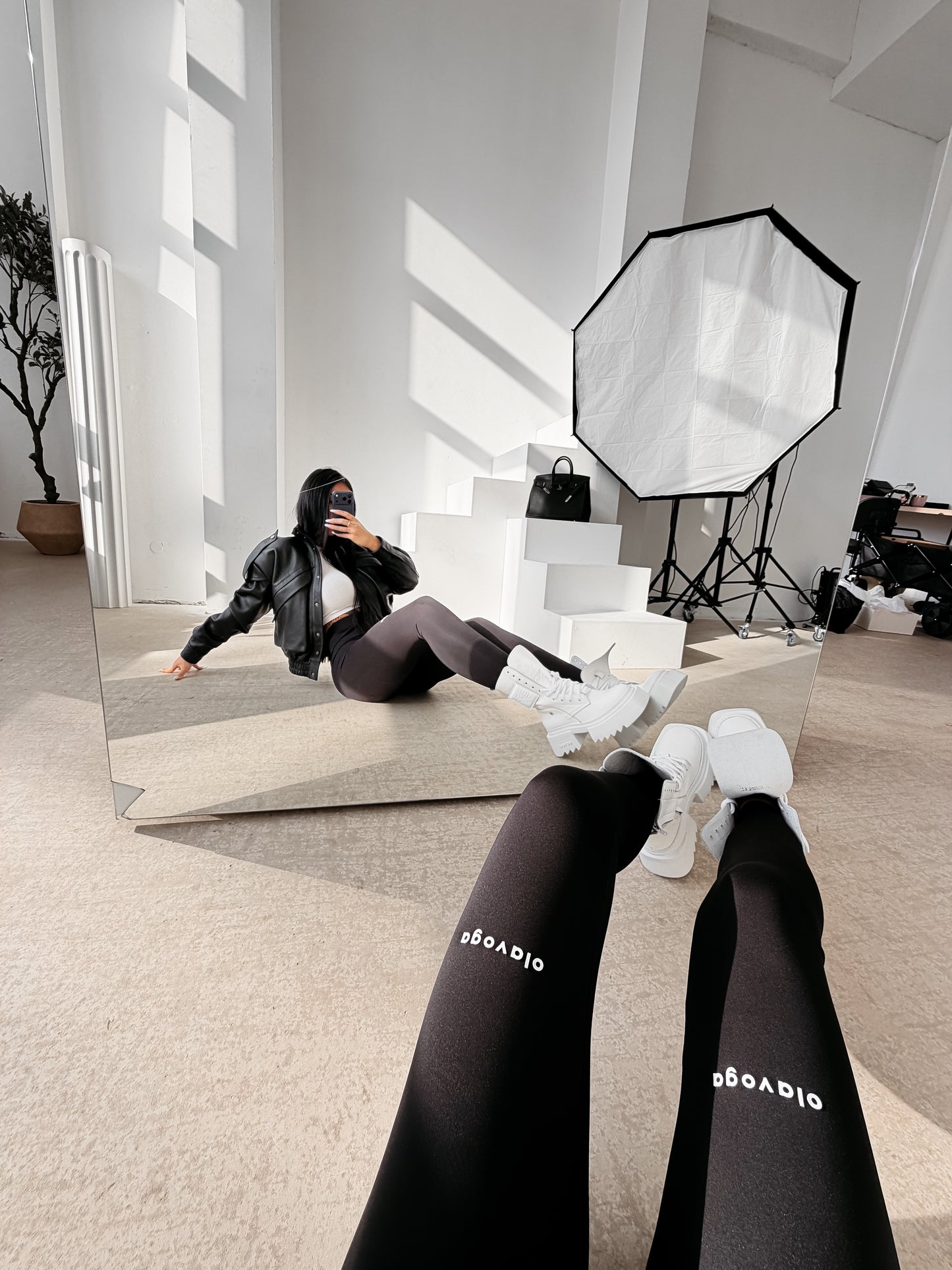 Tactile Leggings Fekete