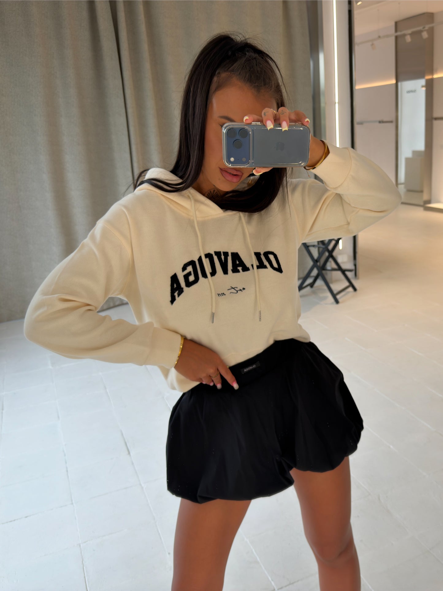 Camisa Szoknyanadrág Fekete