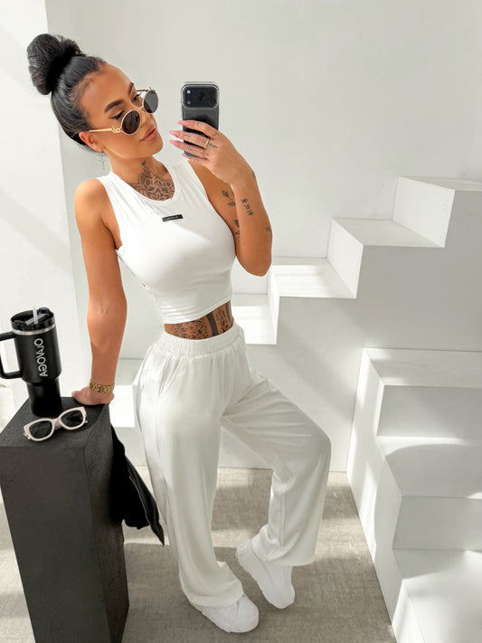 Luxe Lounge Nadrág Ekrü