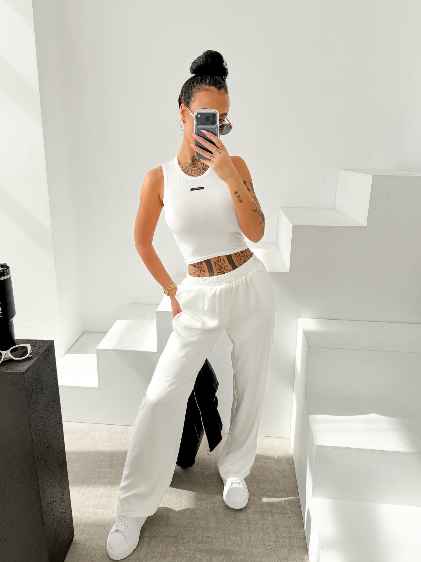 Luxe Lounge Nadrág Ekrü