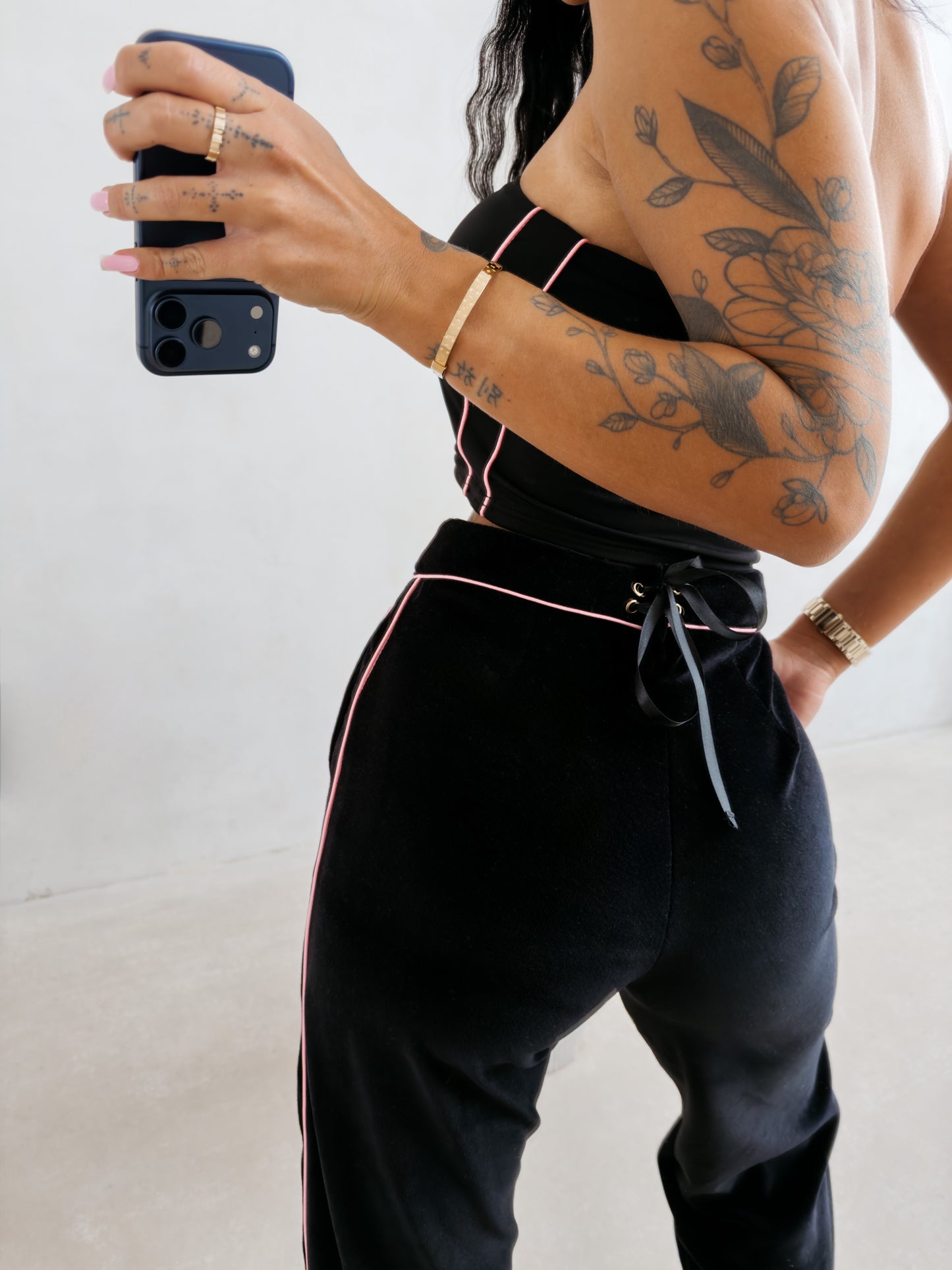 Velin Nadrág Fekete