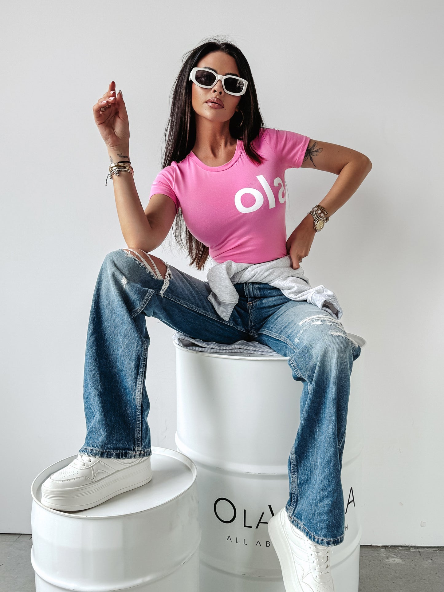 Estera Felső Rózsaszín