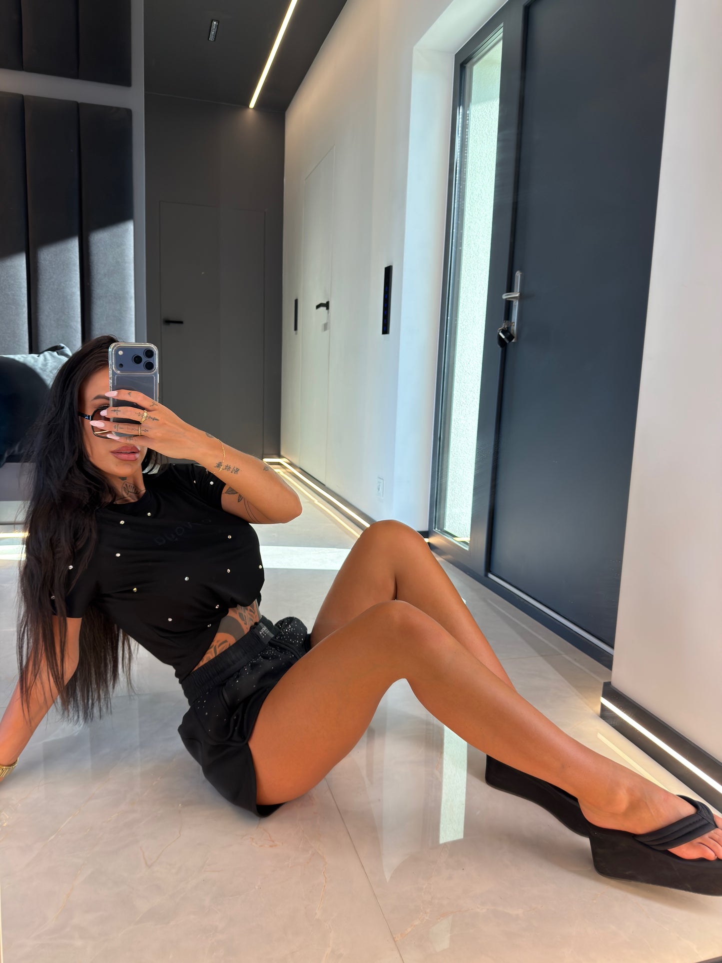 Jasmine Felső Fekete