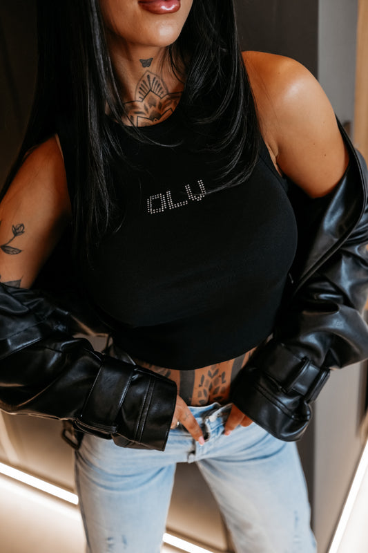 Stony Top Felső Fekete