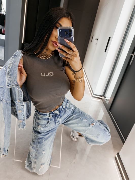 Stony Top Felső Grafit