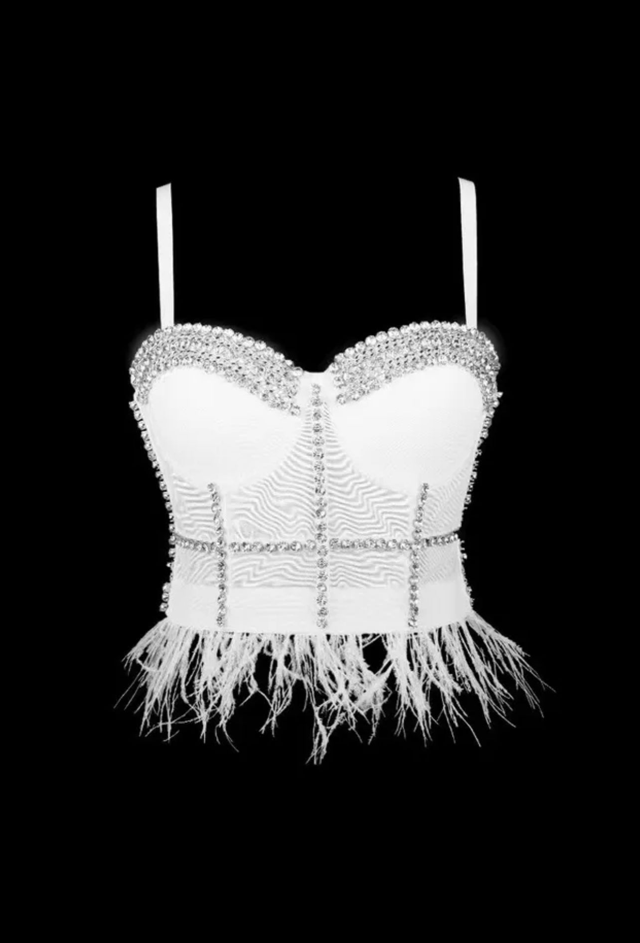 Heaven Corset Top Fehér